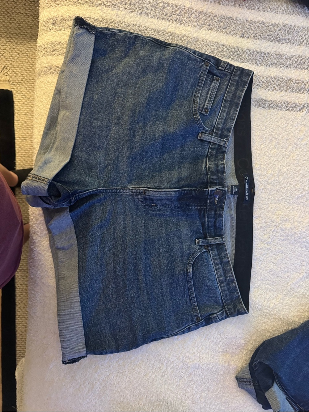 Calvin Klein Jeans Blue Jean Shorts